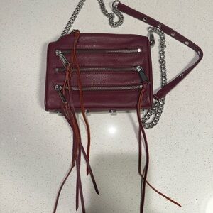 Rebecca Minkoff Burgundy Crossbody Bag